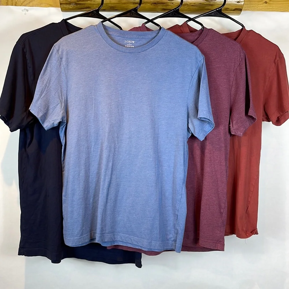 Men's J.Crew 4 -Tee Collection, Like New Condition, Most were never worn.